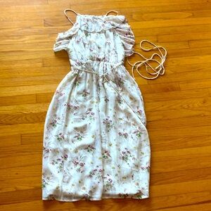 Zara mid length floral dress